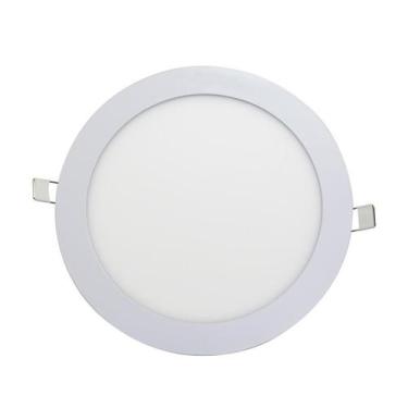 Imagem de Plafon Led Embutir Redondo Branco 18w Yamamura, LED BRANCO QUENTE (300