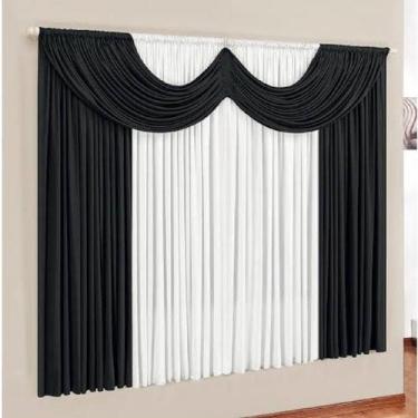 Imagem de Cortina Paris 2,00 x 1,70  Para Quarto Sala Igrejas Salão ou Eventos e