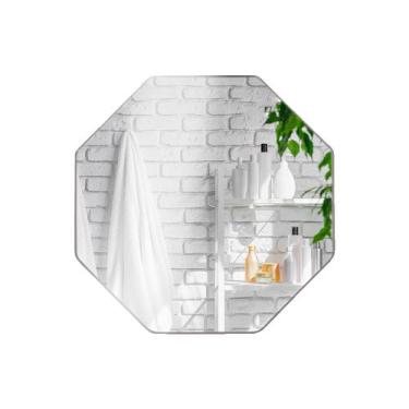 Imagem de Espelho Decorativo Sextavado sem Alça 60 cm - VSA, Gelo
