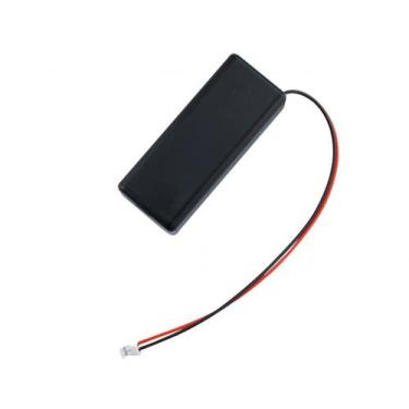 Imagem de Suporte p/ 2 pilhas aaa c/ chave on/off e jst para bbc microbit - Aces