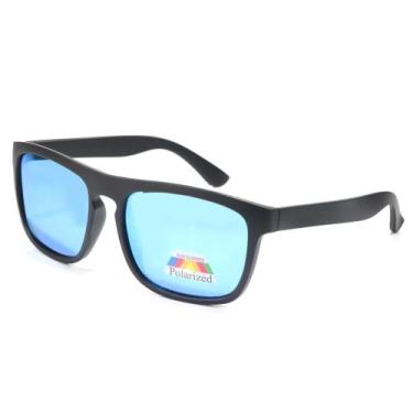 Imagem de Óculos Masculino De Sol Quadrado Lentes Polarizadas Acompanha Case - U