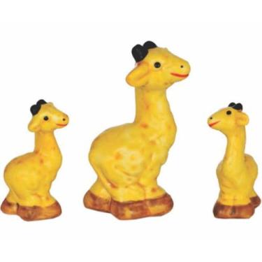 Imagem de Estatueta Miniatura De Girafa Enfeite De Jardim - Hp Decor