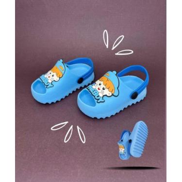 Imagem de Sandália papete infantil feminina e masculina the boy e the girl - DAC