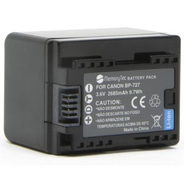 Imagem de Bateria BP-727 2685mAh para câmera digital e filmadora Canon VIXIA HF 