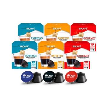 Imagem de Kit 48 Cápsulas Café Bicafé Lungo  P/ Máquinas Dolce Gusto*, diversos