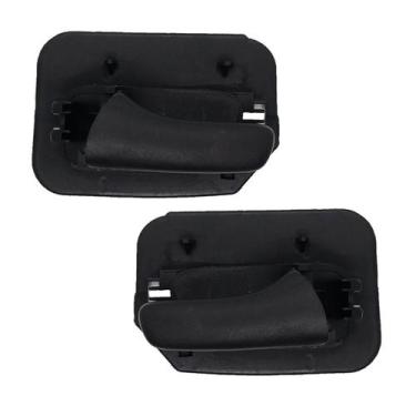 Imagem de Par Maçanetas Internas Traseira GM Corsa Sedan Classic Preta - Felux