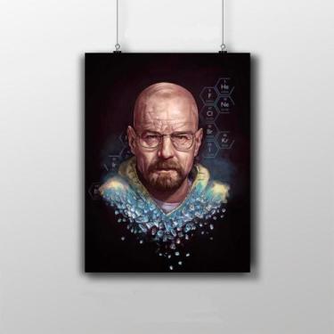 Imagem de Placa Decorativa Heisenberg Wallpaper - Breaking Bad Série - Artesanal