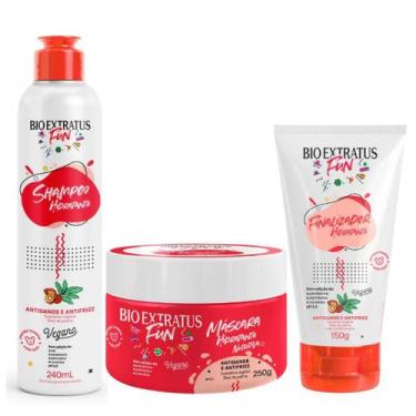 Imagem de Shampoo + Máscara e Finalizador Fun Hidratante Bio Extratus