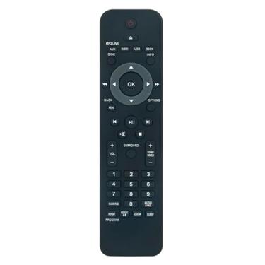 Imagem de AULCMEET Controle remoto de substituição compatível com sistema de home theater Philips DVD HTS3264D/37 HTS3264D/37B HTS3264D HTS3565D HTS3565D/37 HTS3565D/37B HTS3565 HTS3566D HTS3566D/37