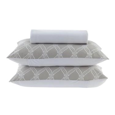 Imagem de Jogo De Lençol Malha Sofee 100% Algodão Fio Penteado - Kacyumara - Atlesy - Casal