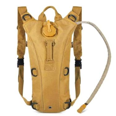 Imagem de Mochila de hidratação tática para água, mochila militar de 3 litros com bexiga de água, à prova de vazamentos para corrida, ciclismo, caminhada