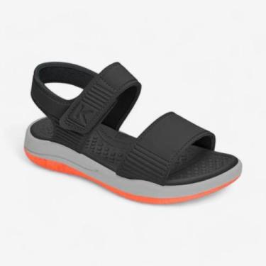 Imagem de Papete Kidy Fly Masculina Infantil, Preto, Laranja neon, 33