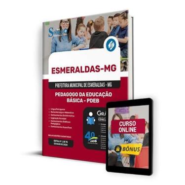 Imagem de Apostila Prefeitura de Esmeraldas - MG 2024 - Pedagogo da Educação Bás