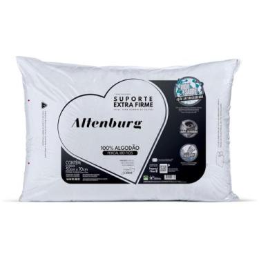 Imagem de Travesseiro Suporte Extra Firme Altenburg Extra Branco Capa Percal 180