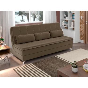 Imagem de Sofá Cama Casal Luma 1,90m Capuccino - XFlex Sofás