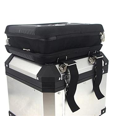 Imagem de Bagagem de viagem de motocicleta aplicável para motocicleta R1200GS R1250gs F750gs F850gs Bolsa de forro para banco traseiro, impermeável, multifuncional, bolsa traseira, acessórios, capa superior de