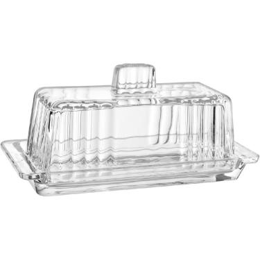 Imagem de MANTEIGUEIRA HOME&CO COM TAMPA VIDRO MANTEIGA 9x20x9cm TRANSPARENTE