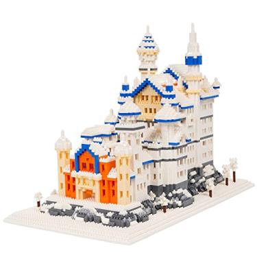 Imagem de Geniteen Building Block Set, Famous World Architecture Model Micro Building Blocks Neuschwanstein Castle Creative Building Blocks 4200 PCS