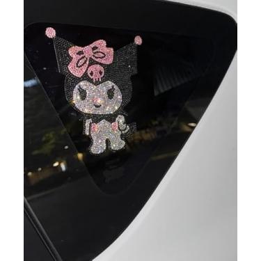 Imagem de Adesivo de carro ultra brilhante refletivo especialmente brilhante decoração exterior carro adesivo super glitter (gato amigo)