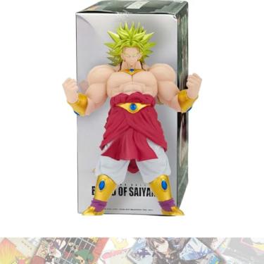 Imagem de Super Saiyan Broly: 20cm Blood of Saiyans Statue Figurine Bundled with 1 A.C.G. Compatible Theme Trading Card (89956)