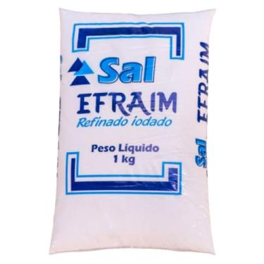 Imagem de 4kg Sal Marinho Refinado Pacote Efraim