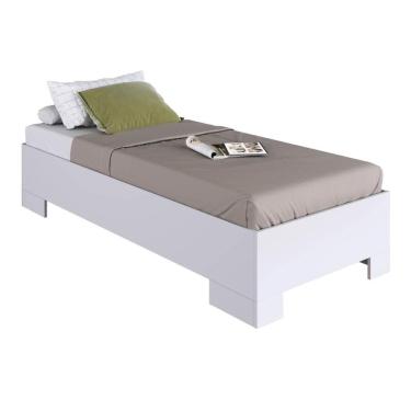 Imagem de Cama Solteiro Box com Estrado CX1080 190x80cm Branco - Art In Móveis