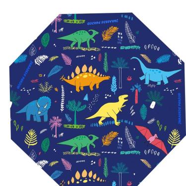 Imagem de Guarda-chuva infantil MRTLLOA Jurassic Park 90 cm à prova de vento invertido