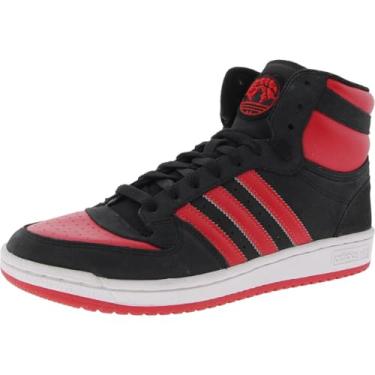 Imagem de adidas Tênis masculino Originals Top Ten Rb, Vermelho e preto, 9