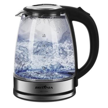 Imagem de Chaleira Elétrica Bch11 Glass Britânia Capacidade 1,8l Desligamento Automático 127v