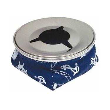 Imagem de Cinzeiro Naútico Em Aço Inox Para Lancha Decorativo Azul - Abrolhos Ná