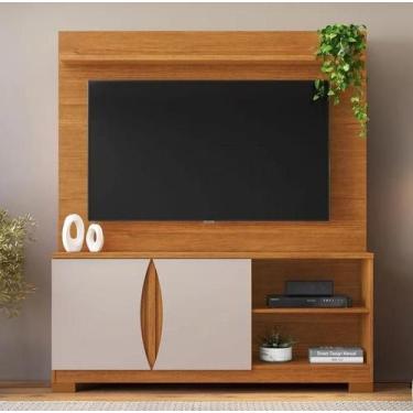 Imagem de Home União Para Tv Até 56" JCM Movelaria - Cinamomo/Off