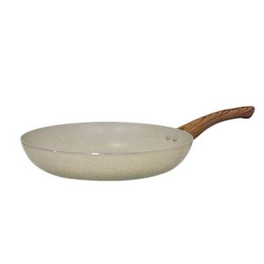 Imagem de Frigideira Antiaderente Revestimento Cerâmica 26cm Vanilla Sahara - Ca