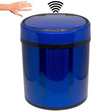 Imagem de Lixeira Automática Sensor 6 Lts Banheiro Ou Pia! ! - Bazar Bom