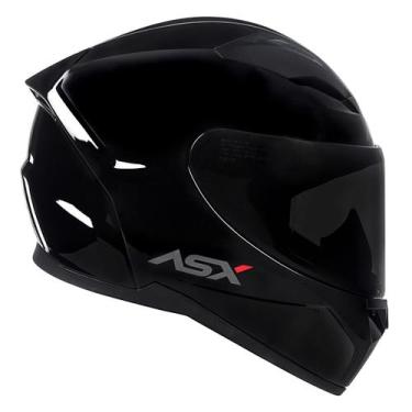 Imagem de Capacete Masculino Feminino Asx City Preto Fechado Esportivo, Preto Br