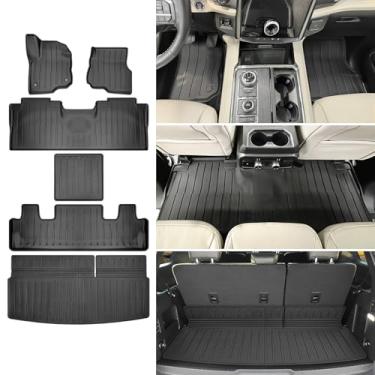 Imagem de Utiiy Tapete de carga para caminhão SUV (tapete de argo+tapete de chão, expedição 18-25 7 lugares)
