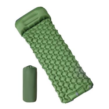 Imagem de Colchão inflável para acampamento - colchão inflável impermeável para acampamento - Equipamento de acampamento Colchão portátil para acampamento, mochilão, caminhada, armadilha de barraca e viagem