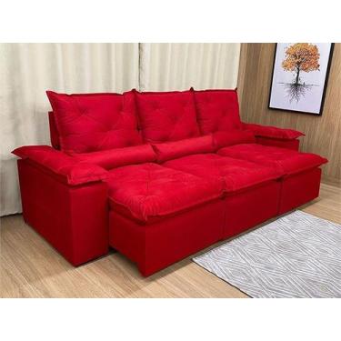 Imagem de Sofá 4 e 5 Lugares 3,20m Retrátil e Reclinável Alpoim Estofados Athena