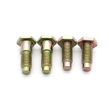 Imagem de CIADAZ Parafusos de fixação de montagem de panela de piso de cinto de segurança dianteiro cabeça de gravata borboleta substituição de hardtop para Chevy 1964-1981 (4 peças)