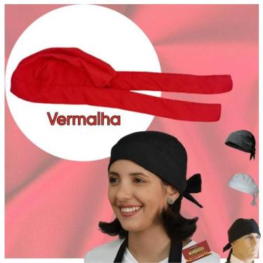 Imagem de Bandanas de cozinheiro Touca Proteção e estilo na cozinha - NoBrand, V