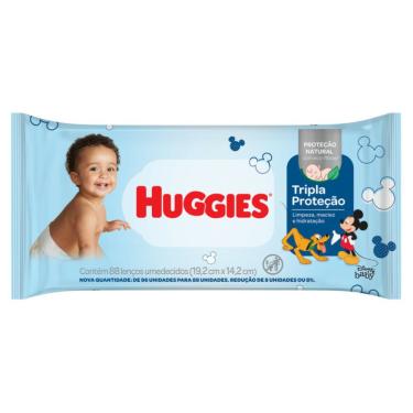 Imagem de Lenços Umedecidos Huggies Tripla Proteção 88 Unidades