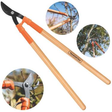 Imagem de Tesourão de Poda Tipo Bypass Tramontina em Aço Carbono com Cabo de Mad