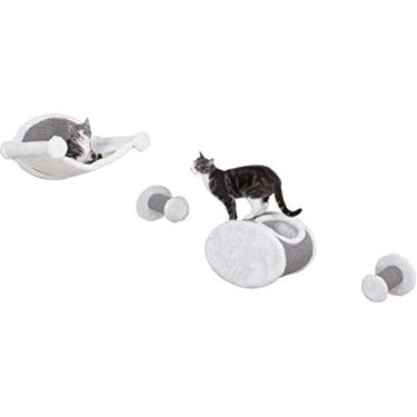 Imagem de TRIXIE Pet Products Conjunto de descanso para gatos montado na parede