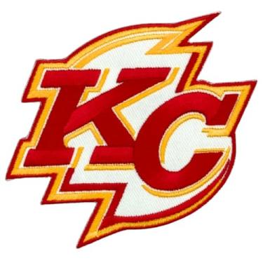 Imagem de Siam Accs Rugby Fans Kansas City Team Inspired Logo Patch Bordado Futebol Americano Ferro em Costurar para Roupas Mochilas Jeans Motocicleta Jaquetas Personalizadas Chapéus Bolsas Táticas