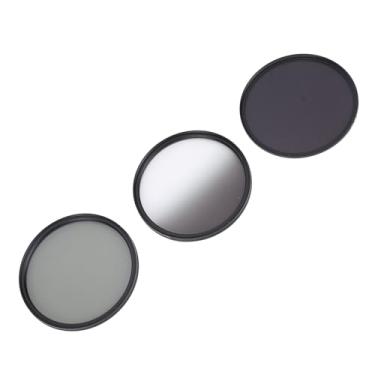 Imagem de Naroote Conjunto de Filtro de Câmara, Filtro de Densidade Neutra ND8 CPL GND Conjunto de 3 Em 1 à Prova d'água para a Câmera SLR (82 mm)