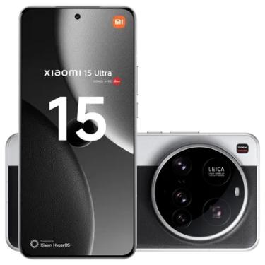 Imagem de Smartphone Xiaomi 15 Ultra, 5G, 1TB, 16GB RAM, Câmera 200MP, Tela 6.73", Dual Sim, Prata/Preto (Silver Chrome)