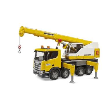 Imagem de Brinquedo Premium - Escala 1:16 - SCANIA - Caminhão Guindaste Super 560R Liebherr