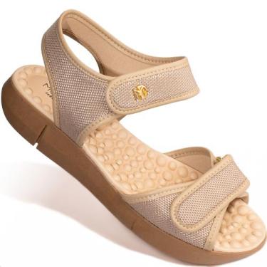Imagem de Sandália Modare Ortopédica Feminino Conforto Leve, Bege, 35