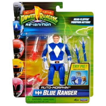 Imagem de Power Rangers Re-Ignition 6 Inch Action Figure Auto Morphin - Blue Ranger
