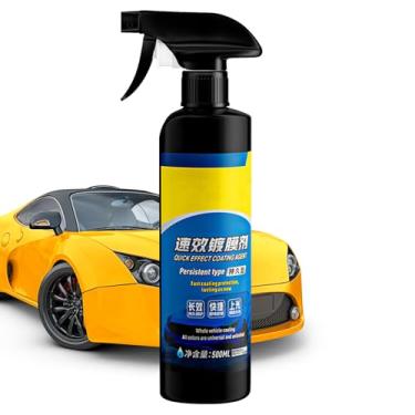 Imagem de Agente Revestimento Efeito Rápido - Agente De Cera Para Pintura - Spray Brilho Cuidados Automotivos para Detailing Carro Camião Moto Garagem Lavagem Limpeza RV