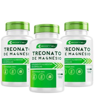 Imagem de 3x Magnesio Treonato 500Mg 360 Cápsulas - Ecomev